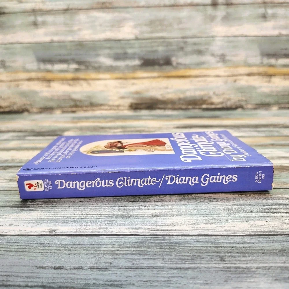 Dangerous Climate by Diana Gaines‎ Vtg 1977 Revised Bantam Paperback Romance